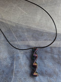 Multi-Chrome Helix Spring Necklace