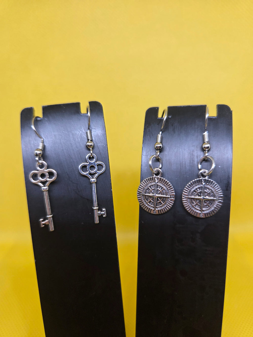 Silver Explorer Earring Set