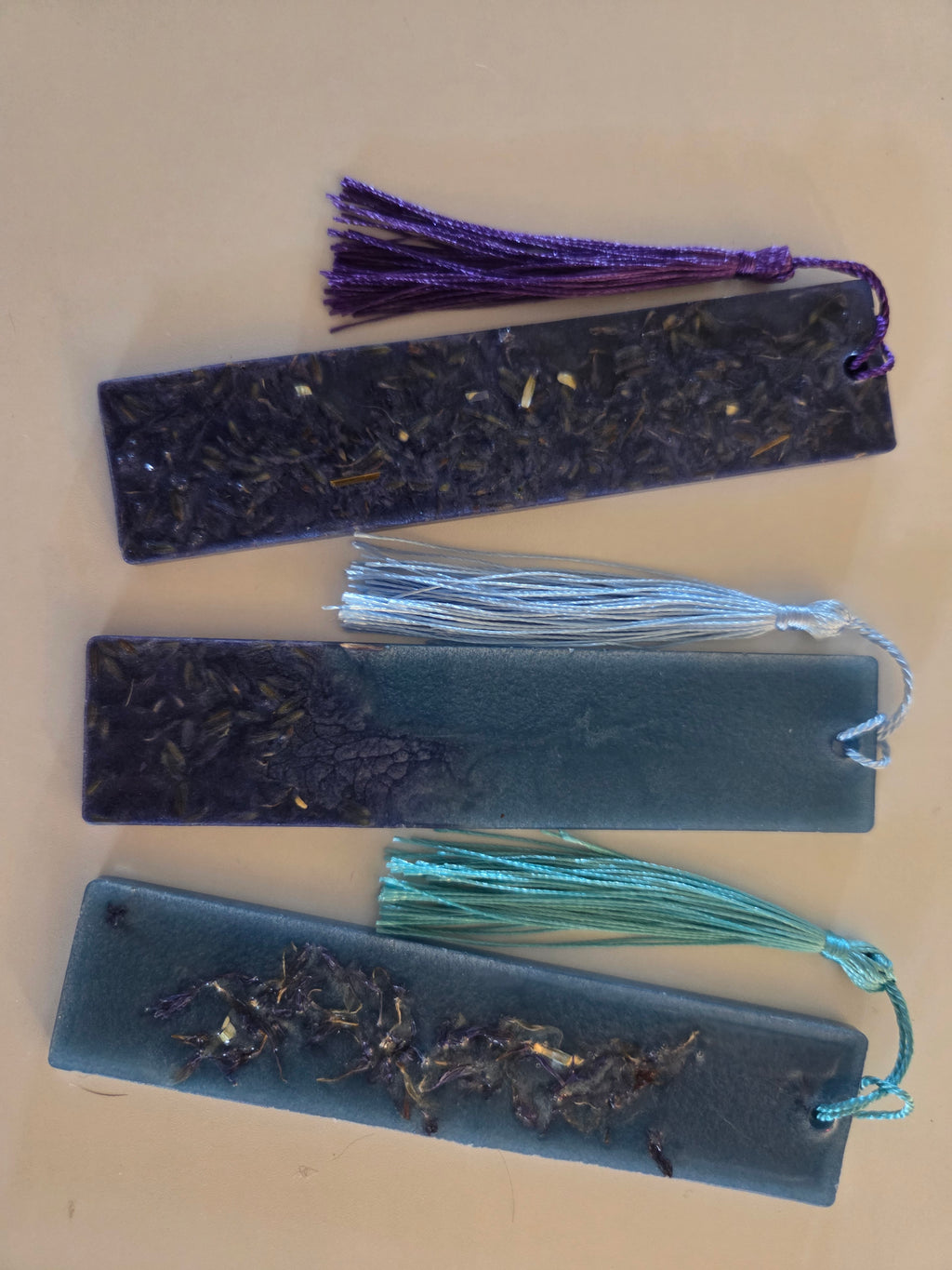 Custom Hand-Poured Resin Bookmarks