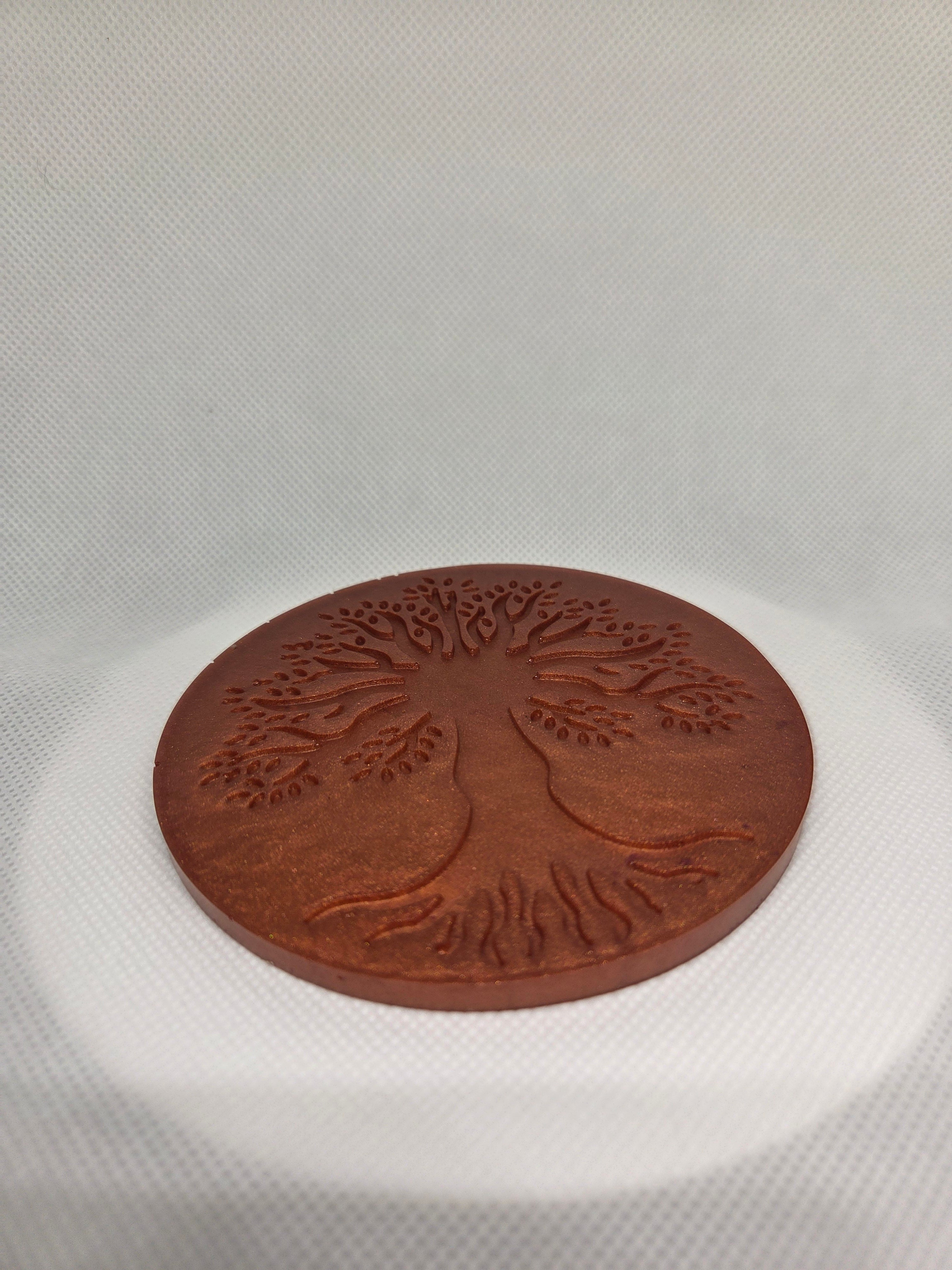 Resin Tree of Life Coasters (Set of 3)