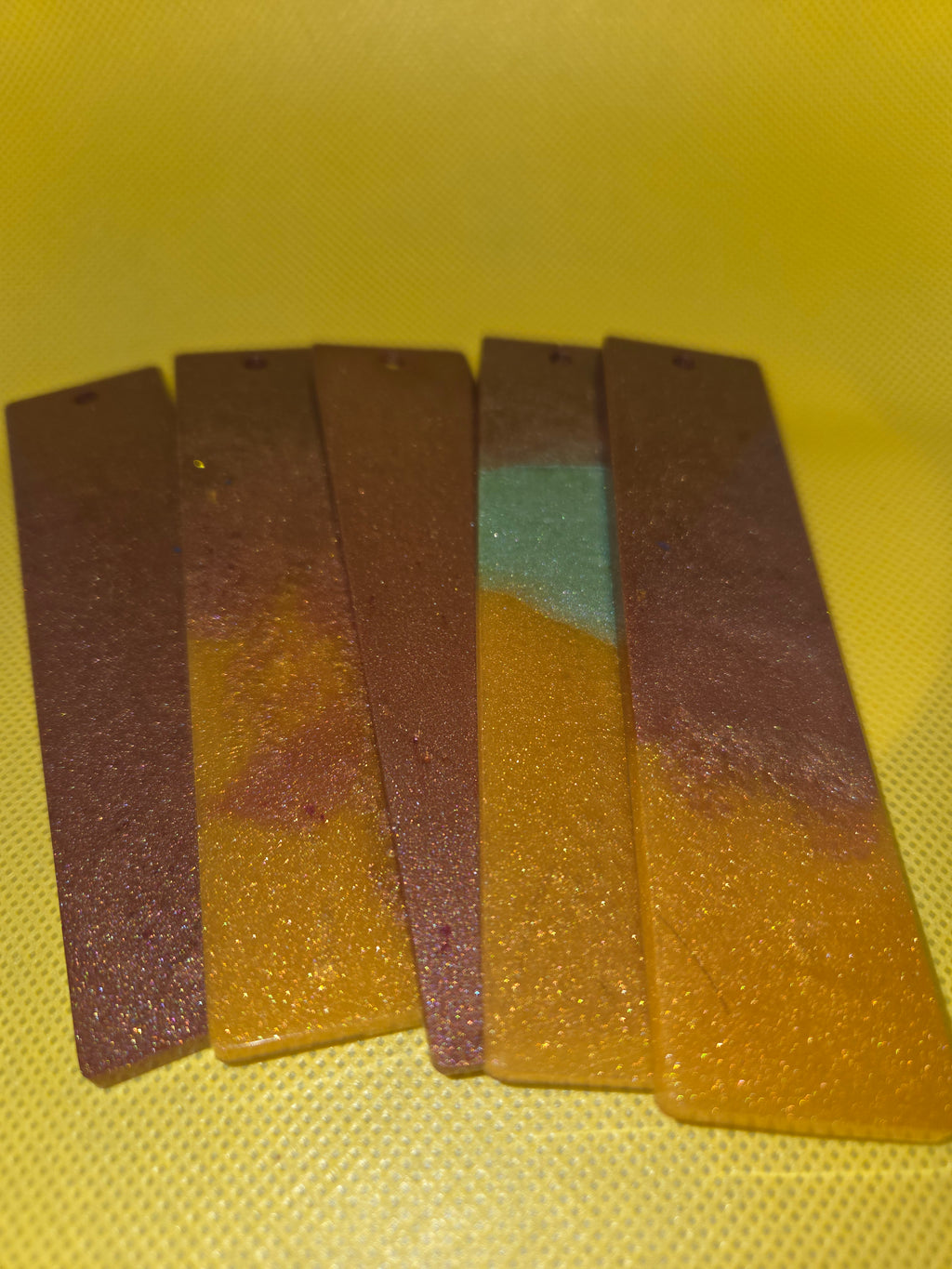 Custom Hand-Poured Resin Bookmarks