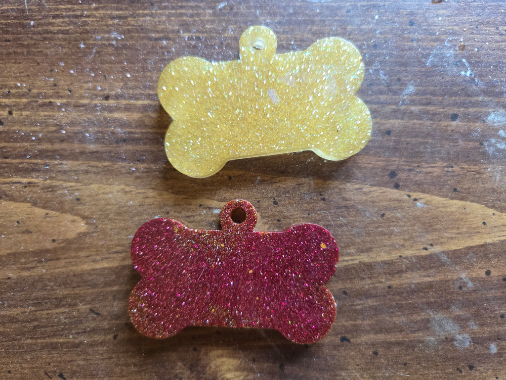Custom Resin Dog Bone Charm