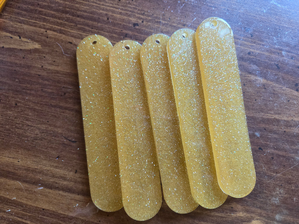 Custom Hand-Poured Resin Bookmarks