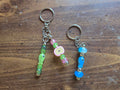 Beaded Keychain or Bag Clip