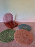 Resin Tree of Life Coasters (Set of 4 with base)