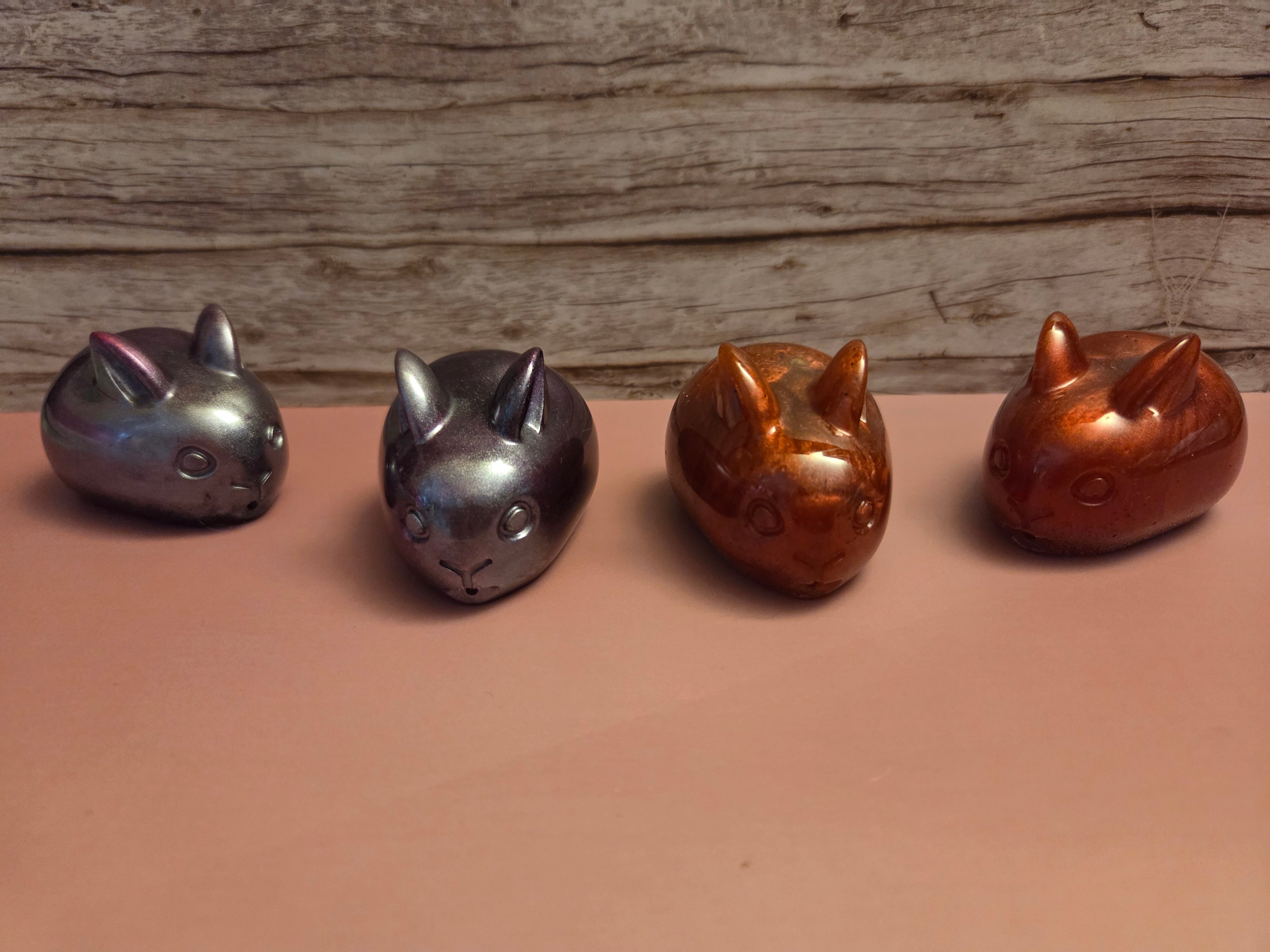 Set of 2 Bunny Figurines